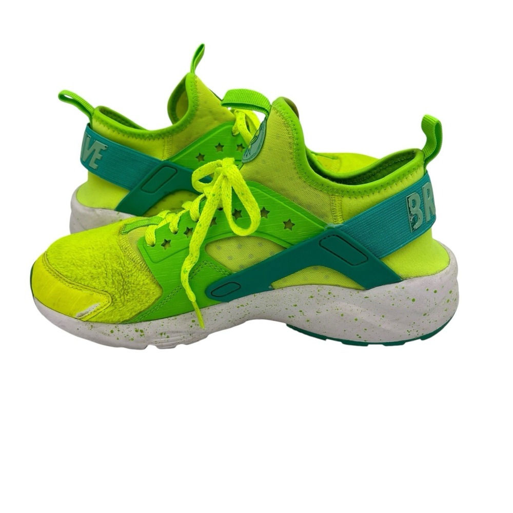 Nike Women's Shoes Huarache Doernbecher Freestyle Kermit Green‎ Size 9 - Picture 4 of 11